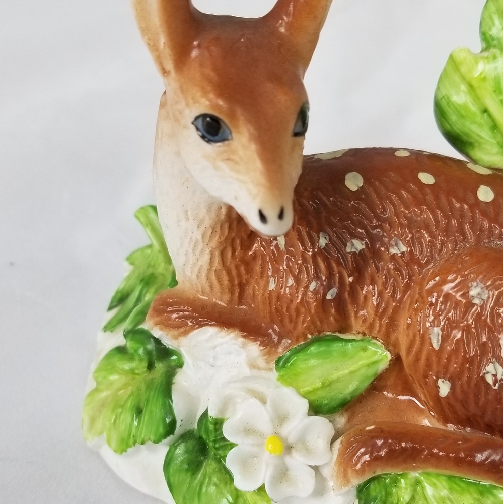 Vintage Shafford Bone China Kitschy Deer Figurine